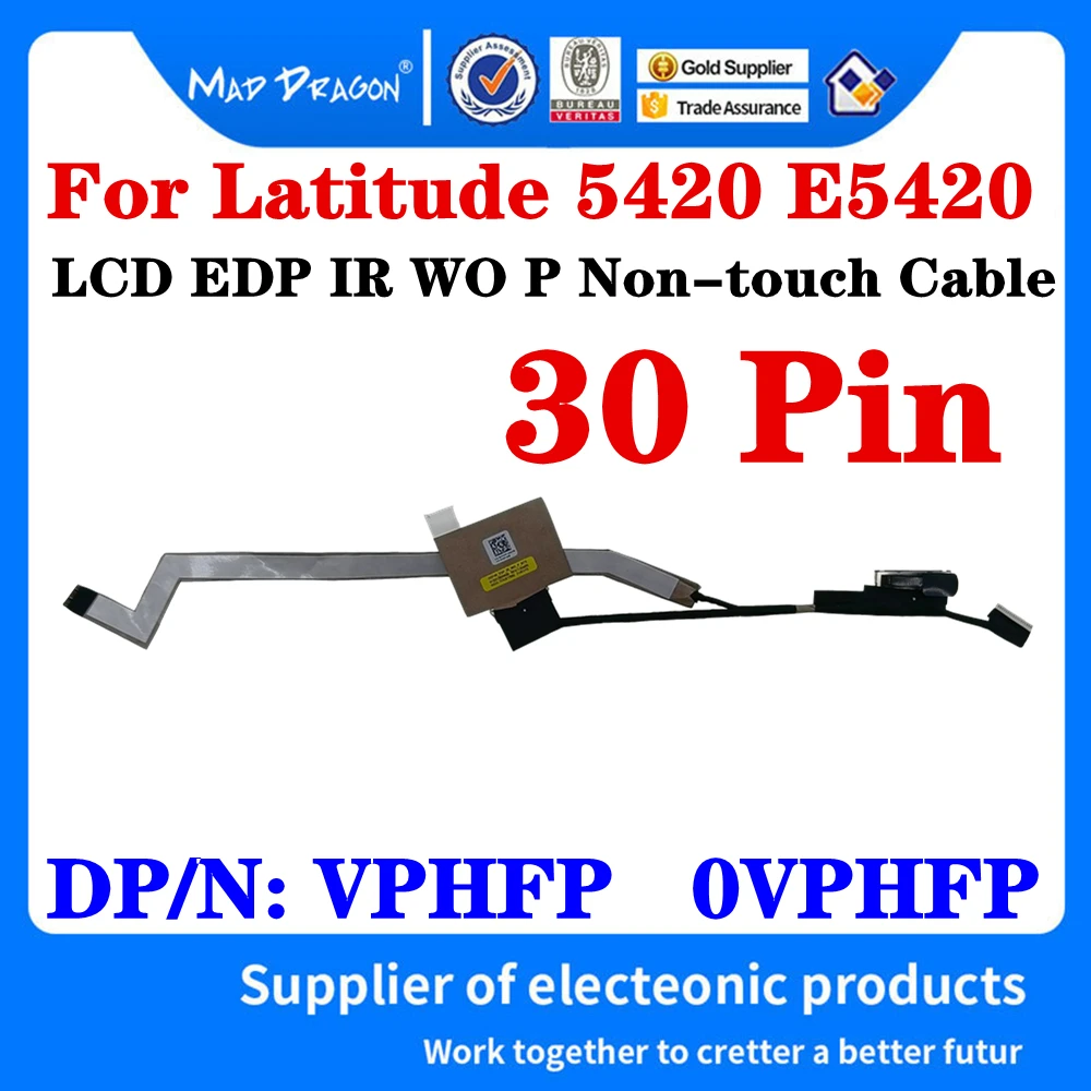 Новый VPHFP 0VPHFP DC02C00RK00 для ноутбука Dell Latitude 5420 E5420 GDF40, ЖК-дисплей, светодиодный EDP IR WO P, несенсорный кабель LVDS
Новый VPHFP 0VPHFP DC02C00RK00 для ноутбука Dell Latitude 5420 E5420 GDF40, ЖК-дисплей, светодиодный EDP IR WO P, несенсорный кабель LVDS