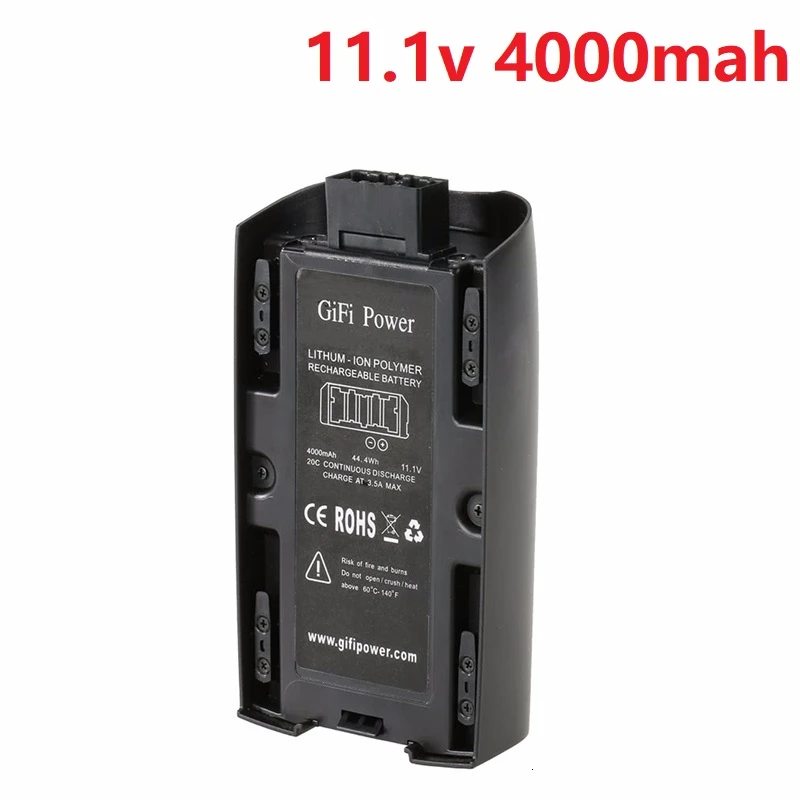 Upgrade Lipo Battery For Parrot Bebop 2 Drone Battery 4000mAh 11.1V Upgrade Rechargeable Lipo Battery For RC Quadcopter Parts
Upgrade Lipo Battery For Parrot Bebop 2 Drone Battery 4000mAh 11.1V Upgrade Rechargeable Lipo Battery For RC Quadcopter Parts