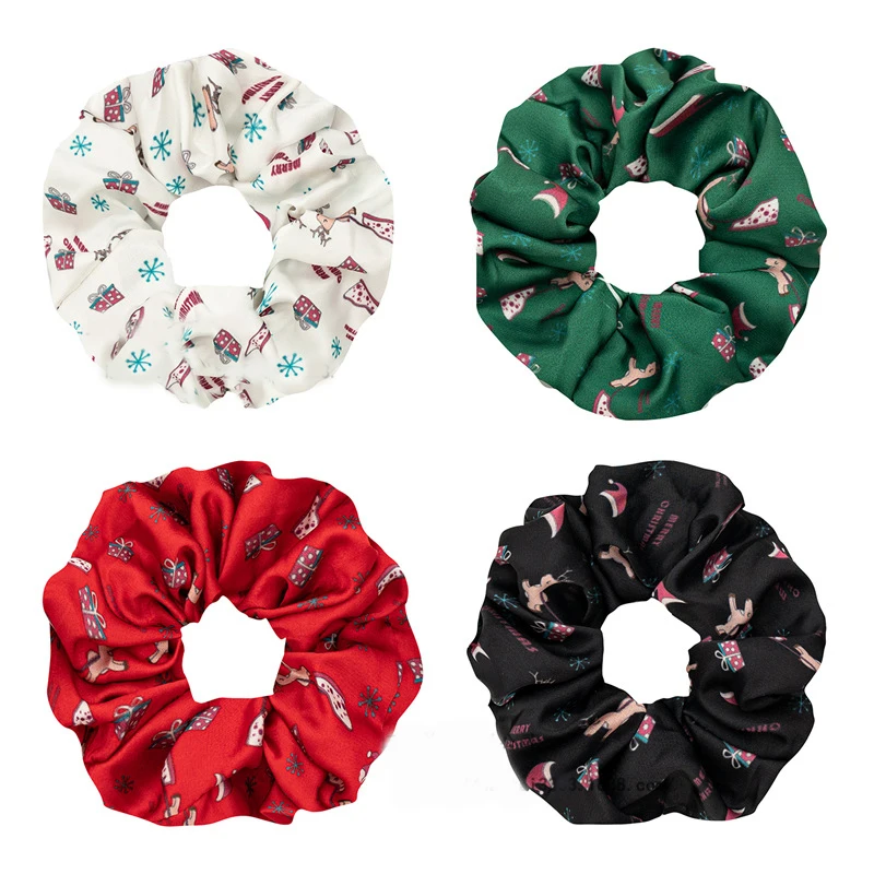 Christmas Elastic Hair Band Sweet Hair Band Christmas Satin Large Intestine Ring Ponytail Clip Handmade Hair Accessories Fashion
Christmas Elastic Hair Band Sweet Hair Band Christmas Satin Large Intestine Ring Ponytail Clip Handmade Hair Accessories Fashion