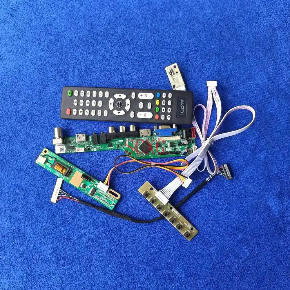 1024*600 Monitor controller board LVDS 30 Pin Analog Signal HDMI-compatible USB AV VGA For CLAA102NA01CW/CLAA102NA32CW 1CCFL Kit
1024*600 Monitor controller board LVDS 30 Pin Analog Signal HDMI-compatible USB AV VGA For CLAA102NA01CW/CLAA102NA32CW 1CCFL Kit