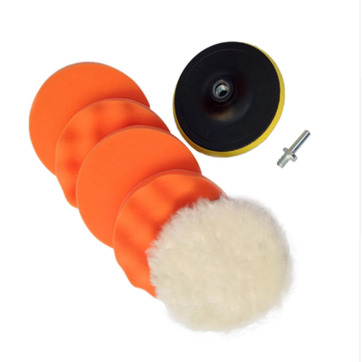 7pcs/set Car Foam Polishing Buffer Pad Set + Drill Adapter Car Auto Polish Tool Kit
7pcs/set Car Foam Polishing Buffer Pad Set + Drill Adapter Car Auto Polish Tool Kit