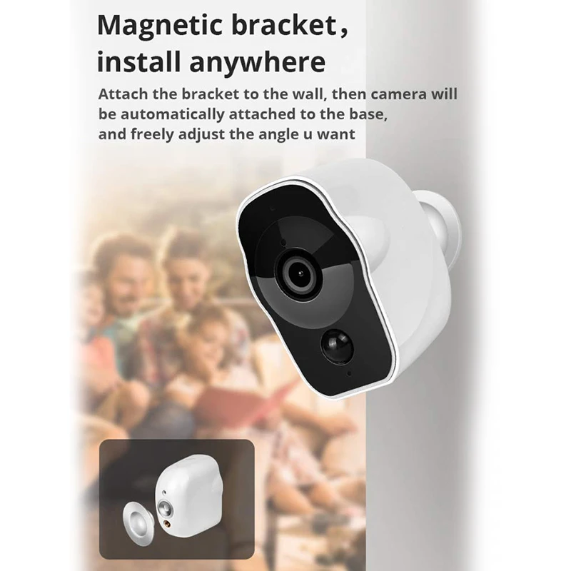 Low-power Waterproof Surveillance Camera Wireless Wifi HD Night Vision Smart Camera AS99
Low-power Waterproof Surveillance Camera Wireless Wifi HD Night Vision Smart Camera AS99