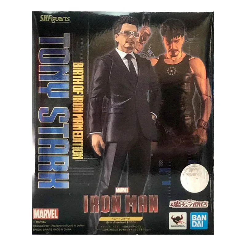 Original BANDAI S.H.Figuarts Marvel Legends Avengers Endgame Superhero Tony Stark PVC Action Figure Collectible Model
Original BANDAI S.H.Figuarts Marvel Legends Avengers Endgame Superhero Tony Stark PVC Action Figure Collectible Model