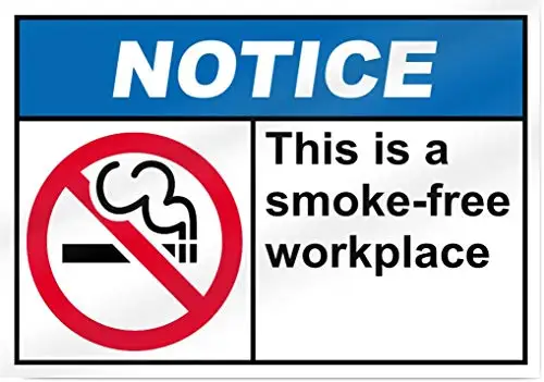 Wall Art Tin Sign Funny Gifts for Men 8X12 This is A Smoke-Free Workplace Notice Sign,Hazard House Decor Yard Fence Caution Noti
Wall Art Tin Sign Funny Gifts for Men 8X12 This is A Smoke-Free Workplace Notice Sign,Hazard House Decor Yard Fence Caution Noti