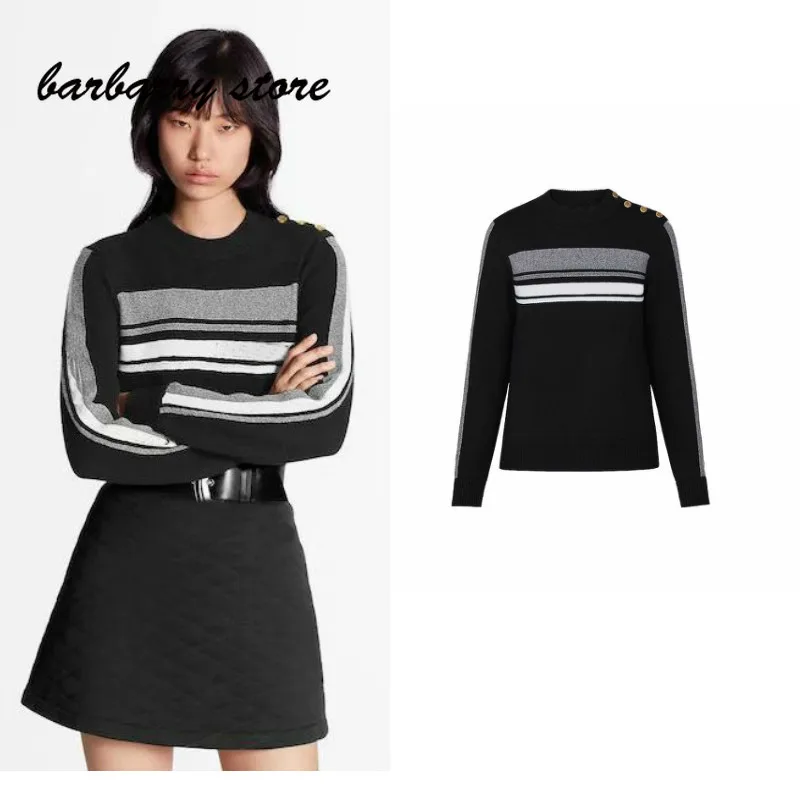 luxury brand fashion women's cashmere long sleeve top temperament slim round neck sweater versatile casual loose bottomed shirt 
luxury brand fashion women's cashmere long sleeve top temperament slim round neck sweater versatile casual loose bottomed shirt