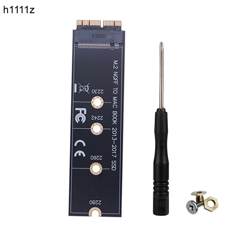 Адаптер M.2 NVME SSD конвертер для MacBook Air 2013 2014 2015 2017 A1465 A1466 Pro A1398 A1502 A1419 2230-2280 NVME/AHCI |
