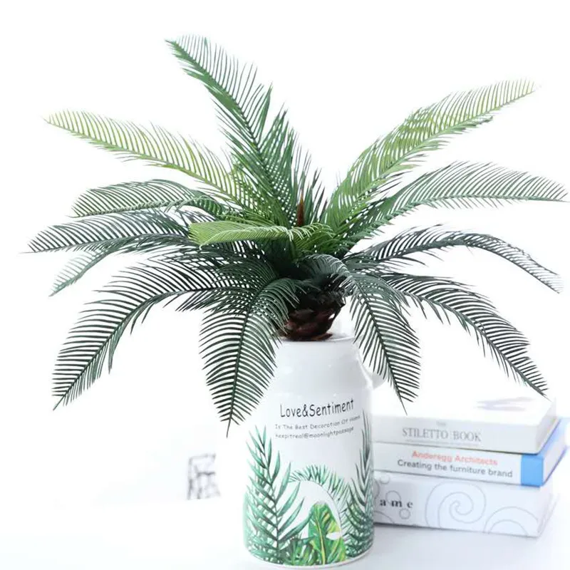 48cm9 Fork Artificial Green Plants Plastic Iron Tree Bunch Tropical Palm Tree Monstera Leaf Home Hotel Wedding Decoration Props
48cm9 Fork Artificial Green Plants Plastic Iron Tree Bunch Tropical Palm Tree Monstera Leaf Home Hotel Wedding Decoration Props