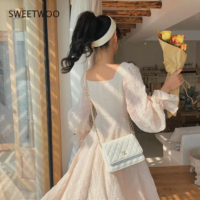 2021 Spring and Autumn Ladies Retro Fairy Dress Elegant Chiffon Dress Long Sleeve French Mid-Length Dress Casual Ladies
2021 Spring and Autumn Ladies Retro Fairy Dress Elegant Chiffon Dress Long Sleeve French Mid-Length Dress Casual Ladies
