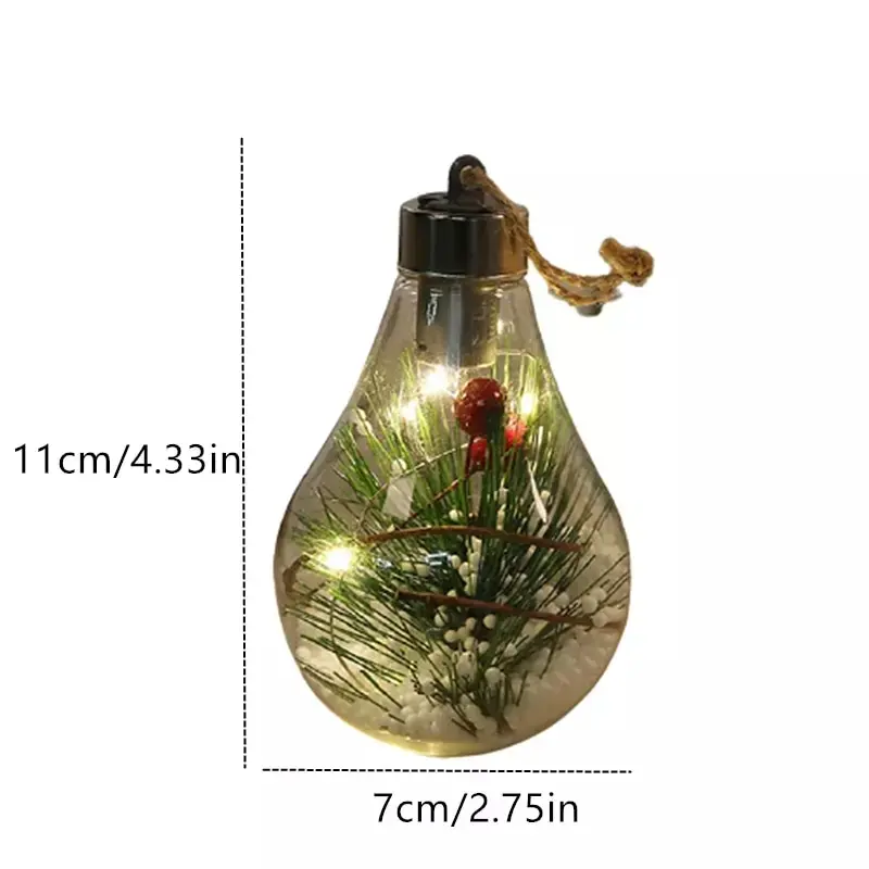 New LED Transparent Christmas Light Space Holiday Atmosphere Window Decoration Scene Layout Decoration Gift Hollow Plastic Bulb 
New LED Transparent Christmas Light Space Holiday Atmosphere Window Decoration Scene Layout Decoration Gift Hollow Plastic Bulb