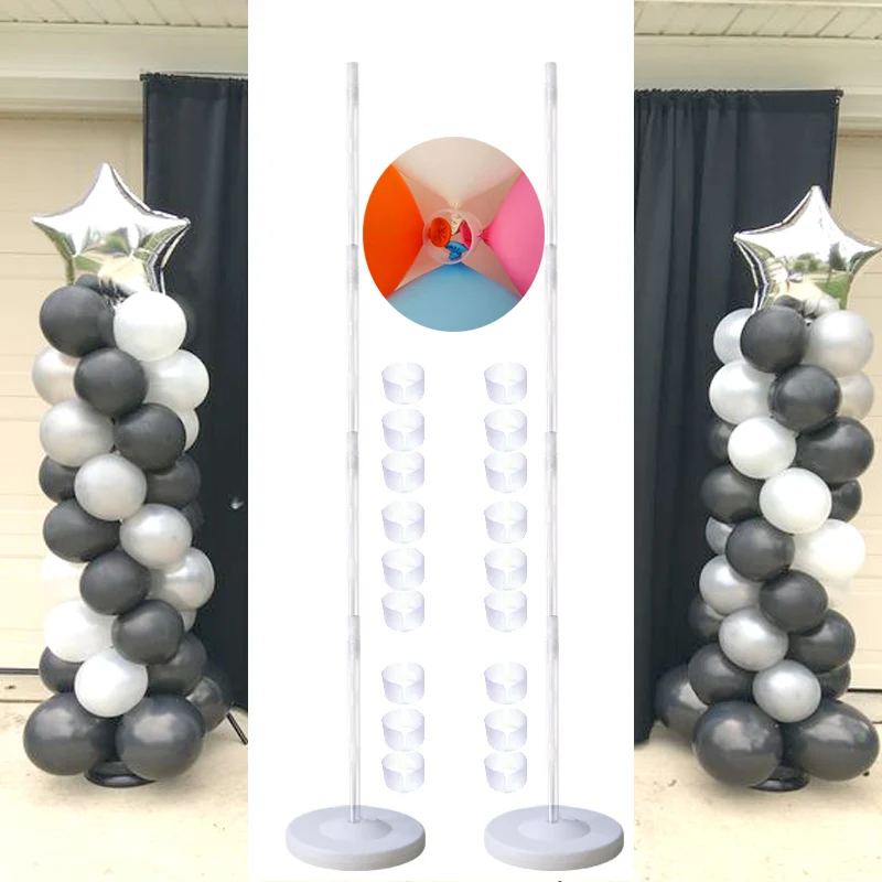 Kids Adult Birthday Balloon Column Stand with Base and Pole for Birthday Party Latex Ballons Holder Arch Supplies
Kids Adult Birthday Balloon Column Stand with Base and Pole for Birthday Party Latex Ballons Holder Arch Supplies