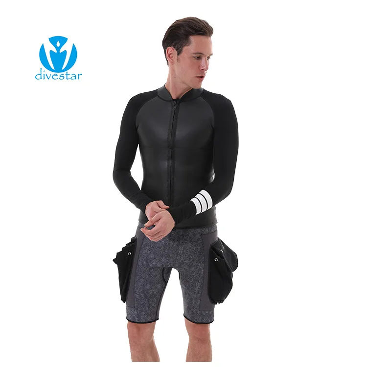 Two Piece Neoprene Surfing Swimming Diving Suit TopsTriathlon WetSuit For Cold Water Scuba Snorkeling Spearfishing Jacket+Trunks
Two Piece Neoprene Surfing Swimming Diving Suit TopsTriathlon WetSuit For Cold Water Scuba Snorkeling Spearfishing Jacket+Trunks