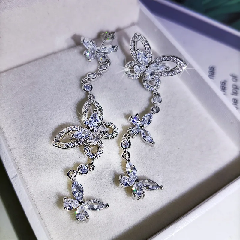 Luxury Fashion New Bow Ladies Necklace Earrings Set Women's Dance Wedding Wedding Luxury AAAA Zircon Jewelry Gift
Luxury Fashion New Bow Ladies Necklace Earrings Set Women's Dance Wedding Wedding Luxury AAAA Zircon Jewelry Gift