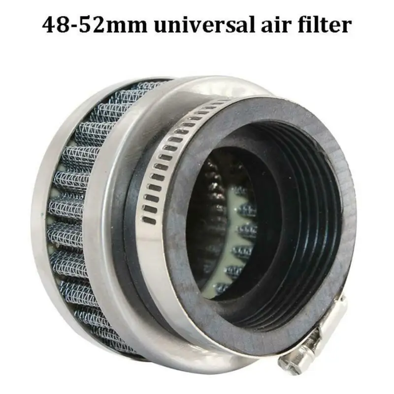 1pc Motorcycle Scooter Stainless Steel Air Intake Filter 48mm-52mm Cleaner+Clamp Motorbike Replacement Accessories
1pc Motorcycle Scooter Stainless Steel Air Intake Filter 48mm-52mm Cleaner+Clamp Motorbike Replacement Accessories