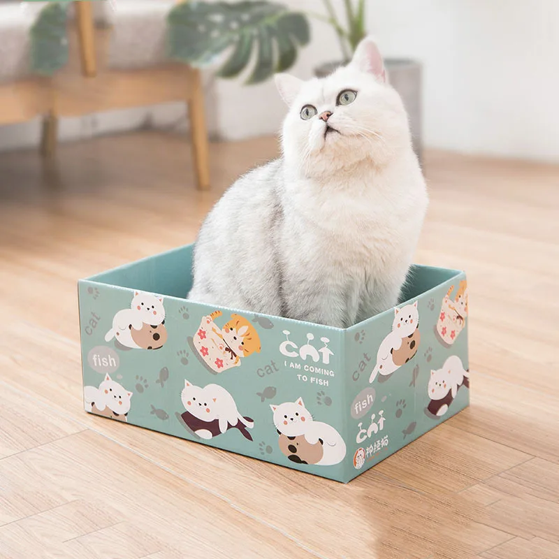 Cat Grinding Claw Toy Cat Scratching Board Corrugated Box Simple Scratch Resistant Pet Supplies
Cat Grinding Claw Toy Cat Scratching Board Corrugated Box Simple Scratch Resistant Pet Supplies