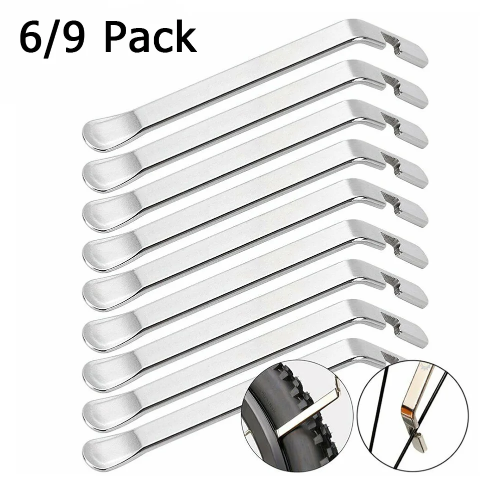 6/9pcs Bicycle Bike Iron Lever Tire Lever Tire Repair Tool Metal Bike Wheel Remover Repair Tire Tool Kit Set Bike Bicycle Access
6/9pcs Bicycle Bike Iron Lever Tire Lever Tire Repair Tool Metal Bike Wheel Remover Repair Tire Tool Kit Set Bike Bicycle Access