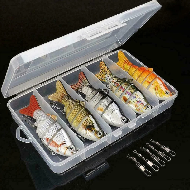 5 шт./компл. миниатюрная многосекционная рыболовная приманка, бионическая плавающая приманка, подходит для всех видов рыбы
5 шт./компл. миниатюрная многосекционная рыболовная приманка, бионическая плавающая приманка, подходит для всех видов рыбы