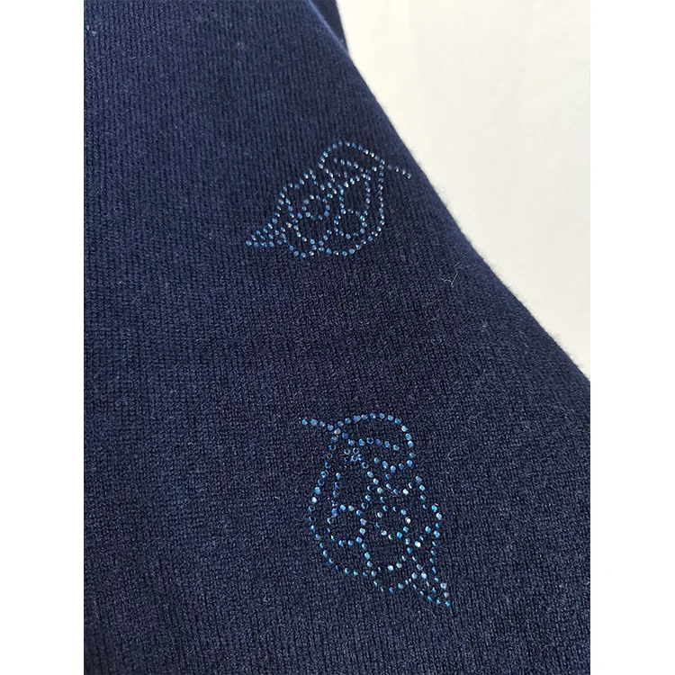 100% Cashmere Women Sweater Hot Drilling O-neck Color Patchwork Long Sleeve Casual Knit Pullovers
100% Cashmere Women Sweater Hot Drilling O-neck Color Patchwork Long Sleeve Casual Knit Pullovers