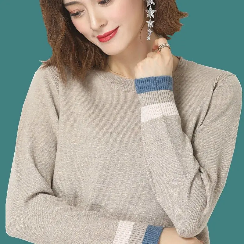 Ladies Knitted Sweater Women Pullovers Knit Jumper Spring Fall Basic Women Sweaters Pullover Soft Slim Top Knitwear Female Y353
Ladies Knitted Sweater Women Pullovers Knit Jumper Spring Fall Basic Women Sweaters Pullover Soft Slim Top Knitwear Female Y353