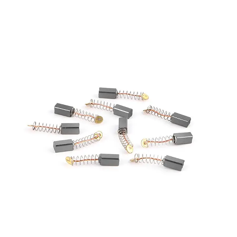 2020 New New 10pcs Power Tool Carbon Brush Electric Hammer Angle Grinder Graphite Brush Replacement Various Size
2020 New New 10pcs Power Tool Carbon Brush Electric Hammer Angle Grinder Graphite Brush Replacement Various Size