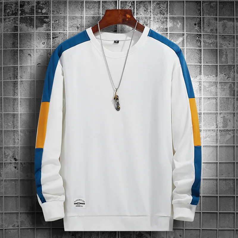 round Neck Men's Hoodie 2021 Autumn New Korean Casual All-match Pullover Undershirt Youth Long-Sleeved T-shirt
round Neck Men's Hoodie 2021 Autumn New Korean Casual All-match Pullover Undershirt Youth Long-Sleeved T-shirt