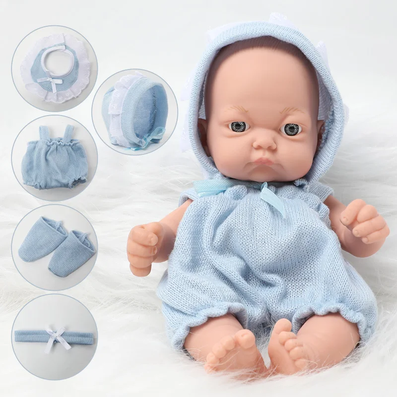 26cm newborn bebe reborn doll Bath toys set 10inch Full body Silicone Waterproof doll fashion clothes education toys for kids
26cm newborn bebe reborn doll Bath toys set 10inch Full body Silicone Waterproof doll fashion clothes education toys for kids