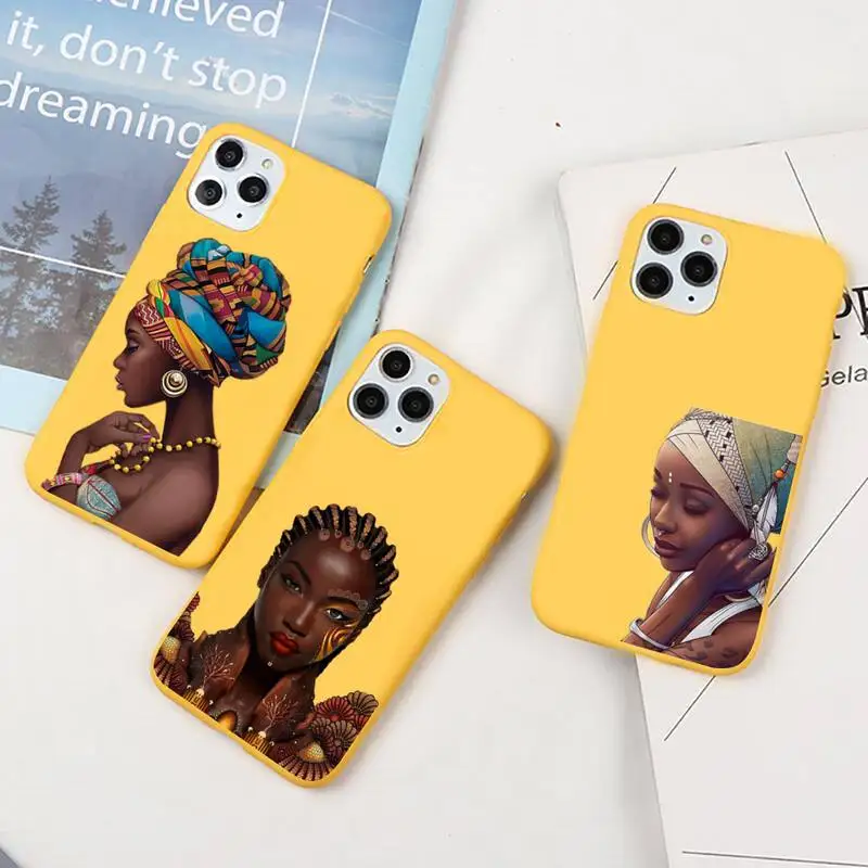Melanin African black Girl Phone Case Candy Color for iPhone 6 7 8 11 12 s mini pro X XS XR MAX Plus
Melanin African black Girl Phone Case Candy Color for iPhone 6 7 8 11 12 s mini pro X XS XR MAX Plus