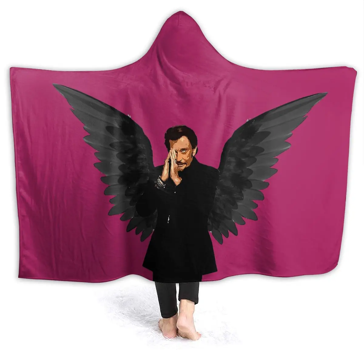 Мягкие теплые фланелевые Джонни и Холлидей с капюшоном Одеяло певица Одеяло s для самолета путешествия покрывало Обёрточная бумага
Мягкие теплые фланелевые Джонни и Холлидей с капюшоном Одеяло певица Одеяло s для самолета путешествия покрывало Обёрточная бумага