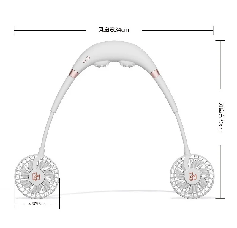 Massage Electric Fan Hanging Neck Lazy Fan Colorful lamp Fan Hands-free Home Portable Rechargable USB aromatherapy Electric Fan
Massage Electric Fan Hanging Neck Lazy Fan Colorful lamp Fan Hands-free Home Portable Rechargable USB aromatherapy Electric Fan