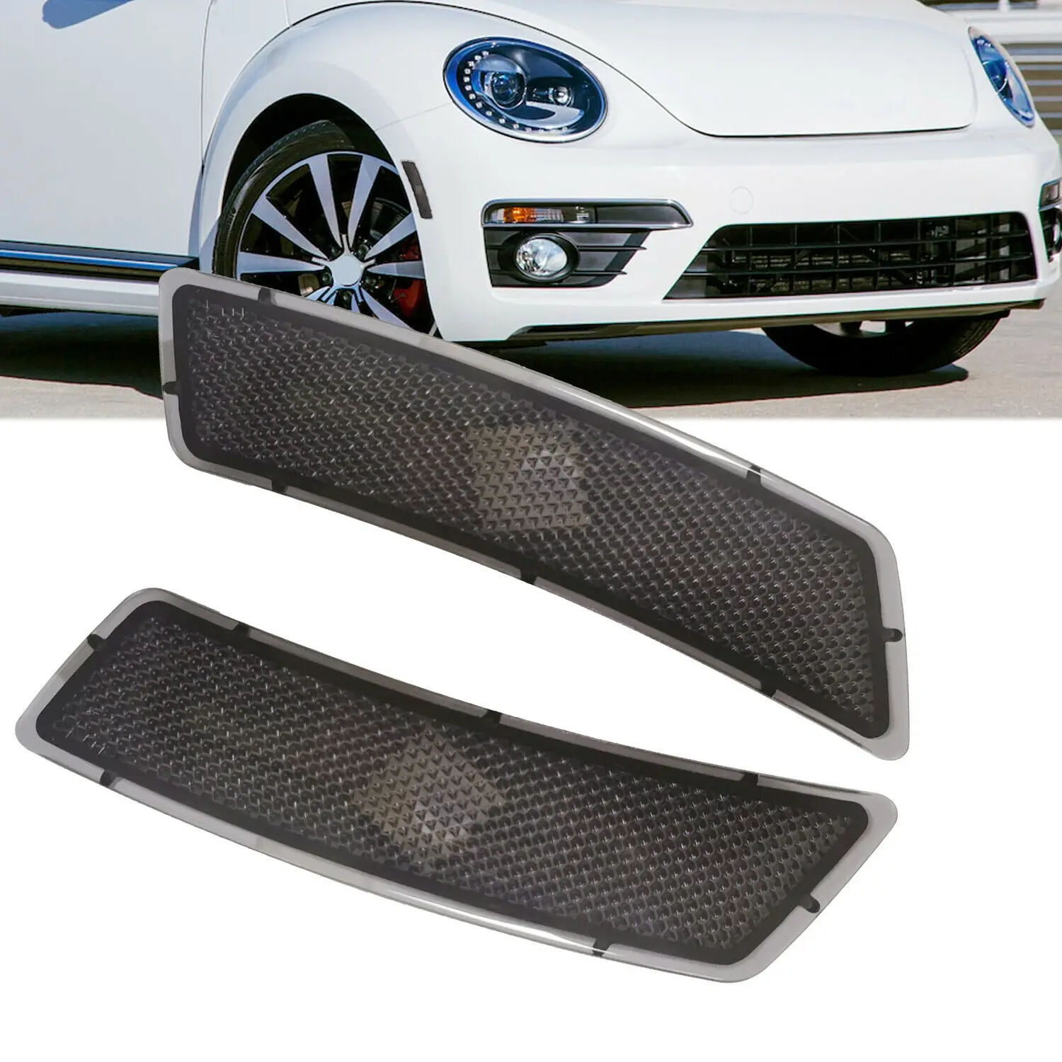 Smoked Lens Front Bumper Side Marker Light For VW Beetle 12-19 Tiguan 18-21
Smoked Lens Front Bumper Side Marker Light For VW Beetle 12-19 Tiguan 18-21