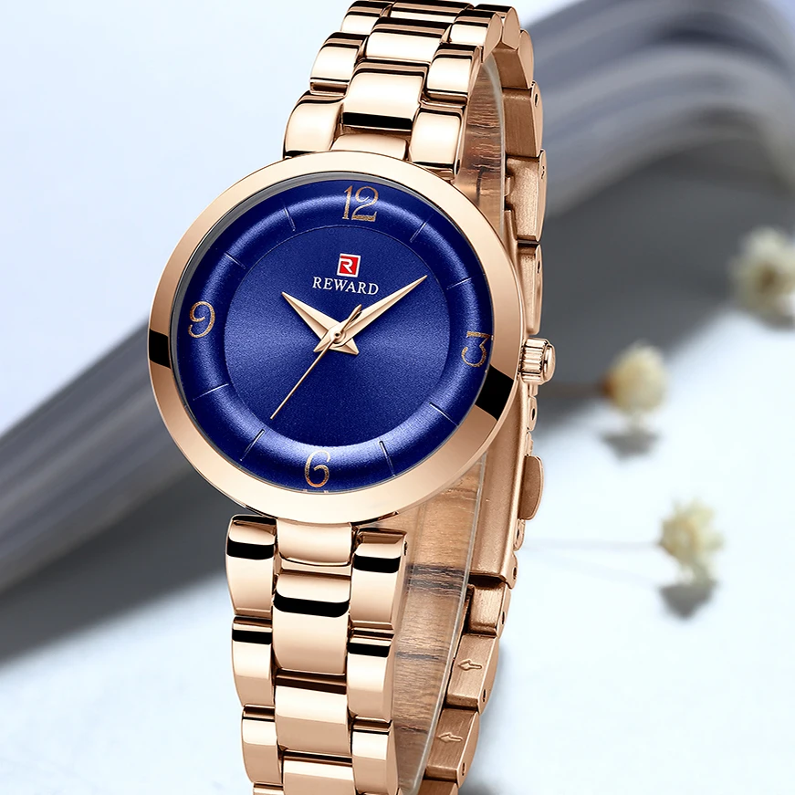 REWARD Ladies Women's Watch Rose Gold Stainless Steel Dress Watch Women Clock 2019 Luxury Fashion Girls Gifts Relogio Feminino
REWARD Ladies Women's Watch Rose Gold Stainless Steel Dress Watch Women Clock 2019 Luxury Fashion Girls Gifts Relogio Feminino