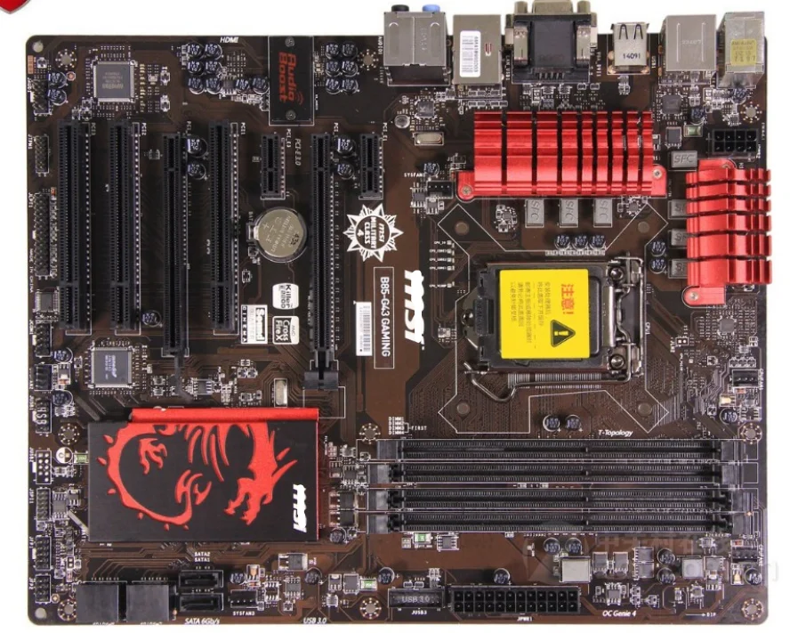 B85-G43 GAMING original mainboard DDR3 LGA 1150 USB2.0 USB3.0 DVI -compatible VGA 32GB B85 used Desktop motherboard
B85-G43 GAMING original mainboard DDR3 LGA 1150 USB2.0 USB3.0 DVI -compatible VGA 32GB B85 used Desktop motherboard