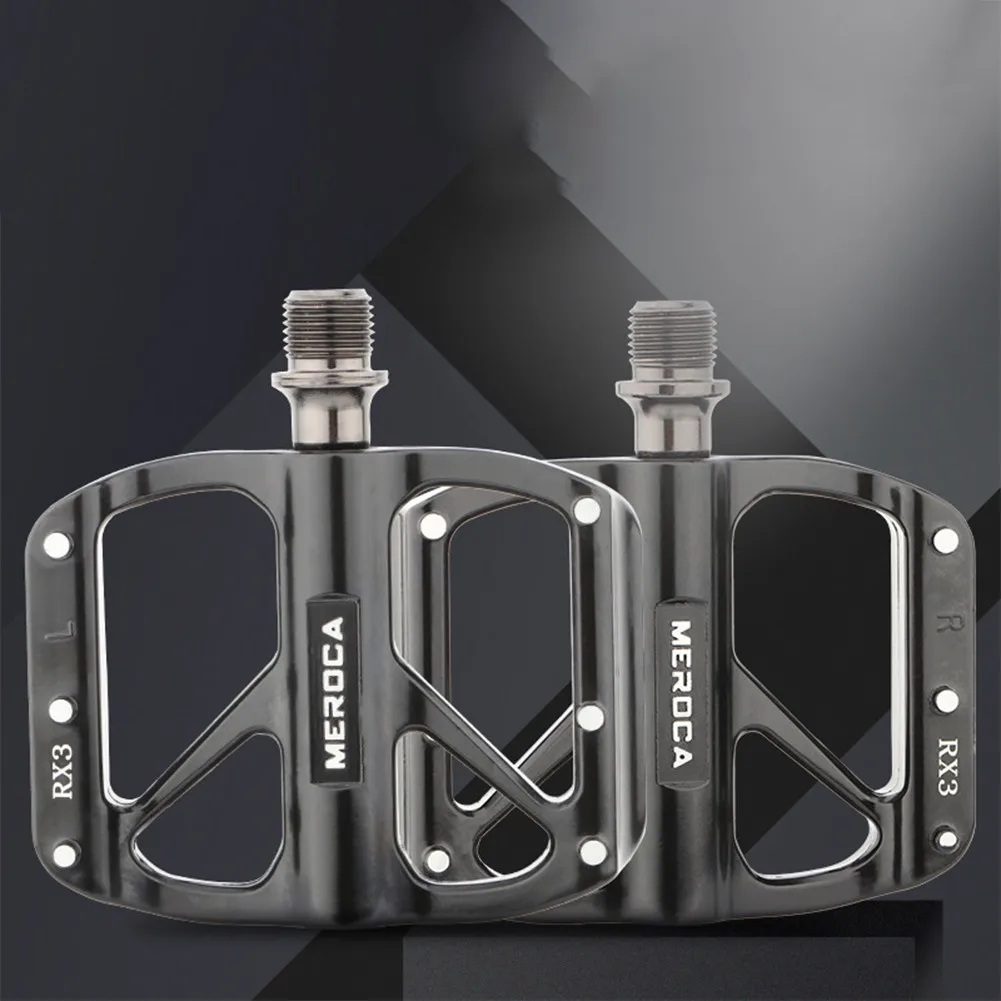 MTB Road Bicycle 1 Pair Of Pedals 3 Bearings Aluminum Pedals Mountain Road Bike 99.95x14.7mm Lightweigh Widened Pedal Black
MTB Road Bicycle 1 Pair Of Pedals 3 Bearings Aluminum Pedals Mountain Road Bike 99.95x14.7mm Lightweigh Widened Pedal Black
