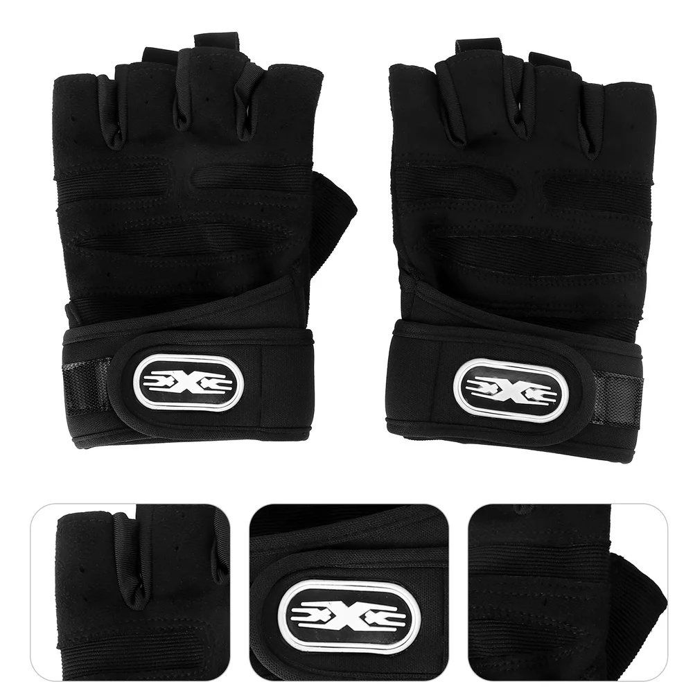 1 Pair Sports Half-finger Men Outdoor Fitness for Riding Weightlifting (Random Color, Size) 
1 Pair Sports Half-finger Men Outdoor Fitness for Riding Weightlifting (Random Color, Size)