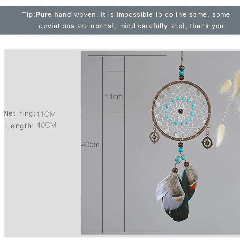 New Handmade Dream Catchers Hanging Dreamcatcher Wind Chimes Indiana Feather Pendant Creative Car/Home Decoration Hanging Decor
New Handmade Dream Catchers Hanging Dreamcatcher Wind Chimes Indiana Feather Pendant Creative Car/Home Decoration Hanging Decor
