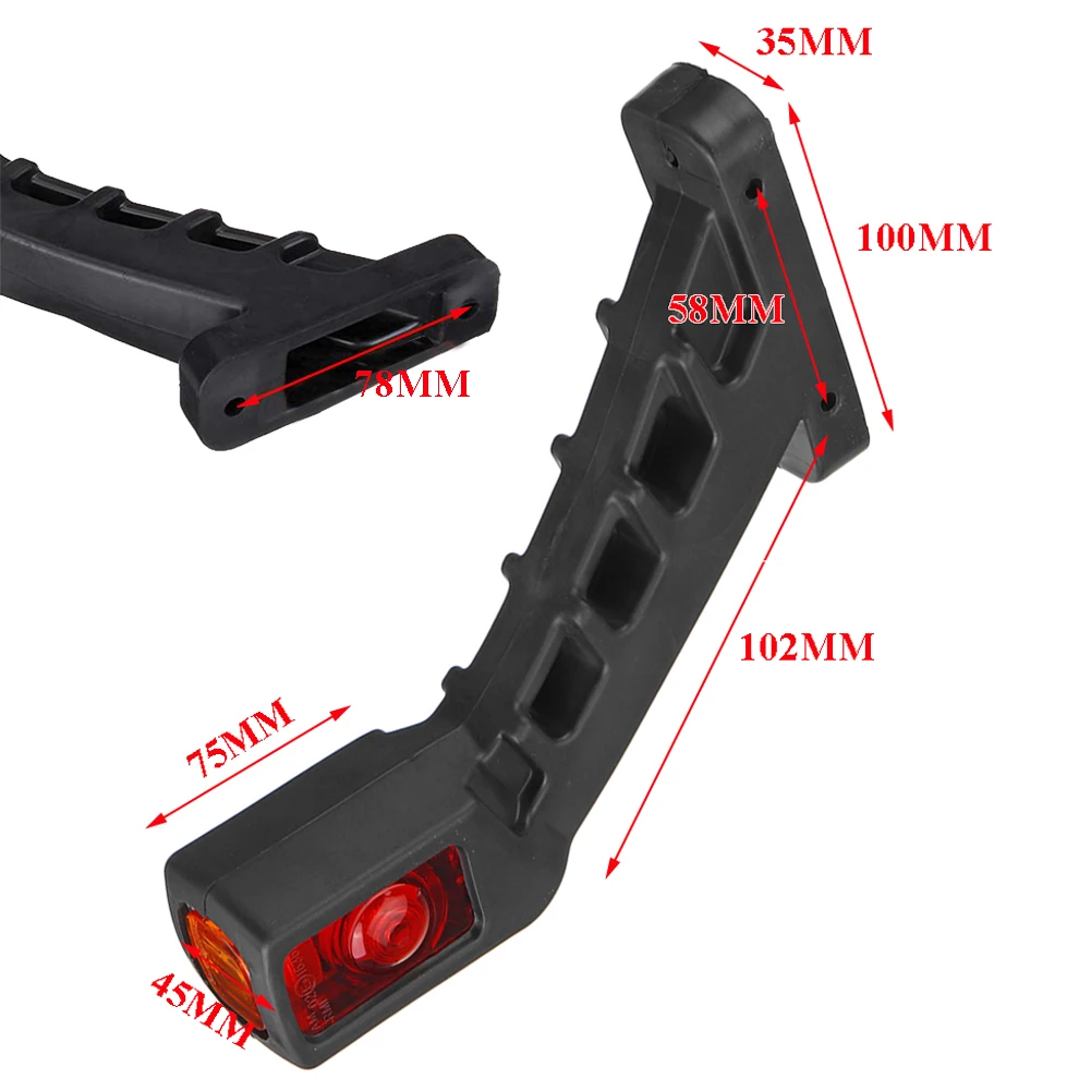 1 Pair Universal 12V 24V Car Truck LED Double Side Marker Light Waterproof Dual Indicator Lamp For Trailer Lorry Caravan
1 Pair Universal 12V 24V Car Truck LED Double Side Marker Light Waterproof Dual Indicator Lamp For Trailer Lorry Caravan