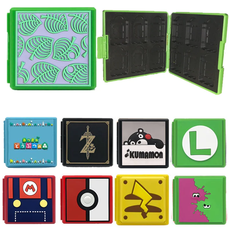 12 игровые карты box Пластик Портативный чехол для Nintendo Switch противоударный жесткий