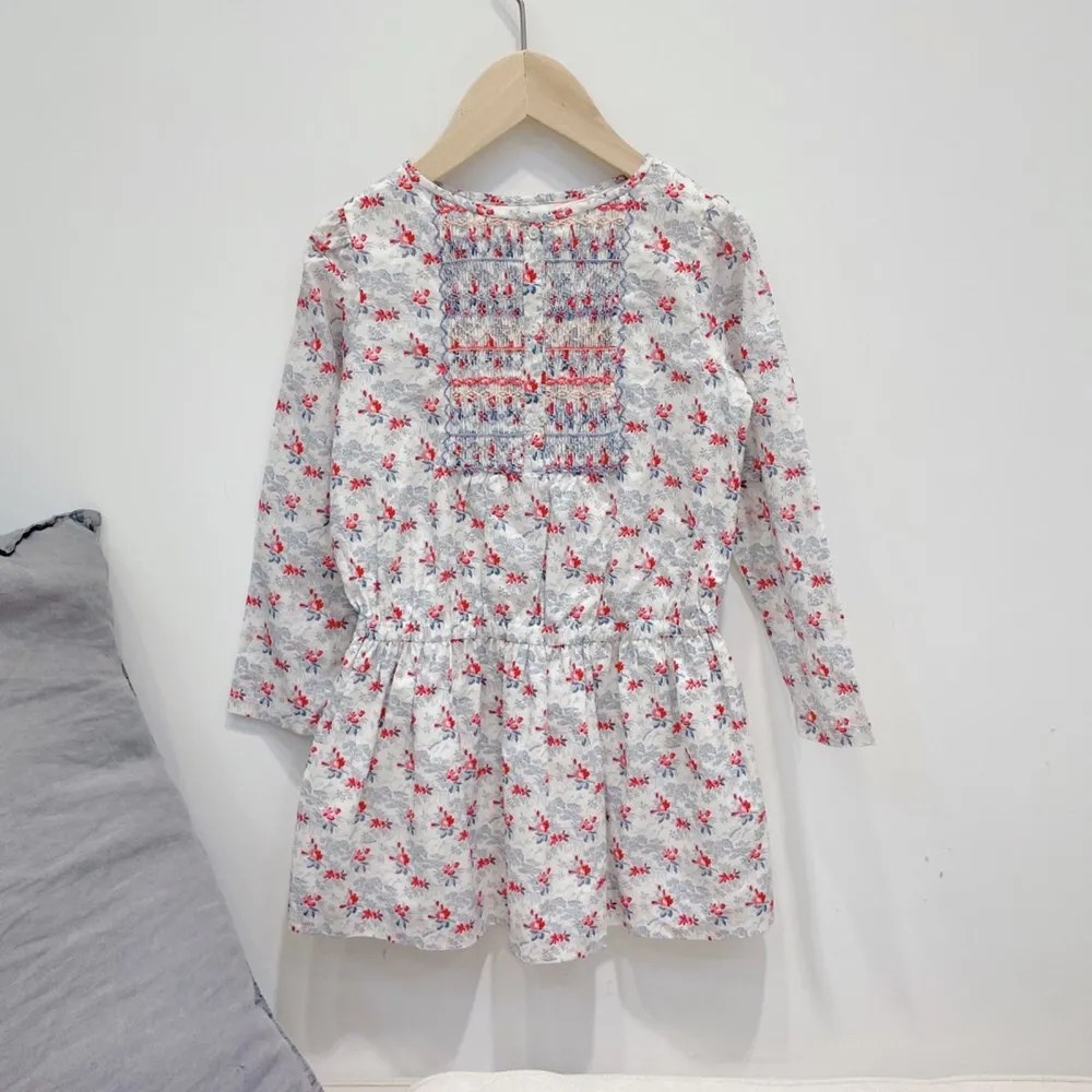 Baby girls clothes 2021 spring summer cotton clothes Red floral pattern print dress retro dress 
Baby girls clothes 2021 spring summer cotton clothes Red floral pattern print dress retro dress