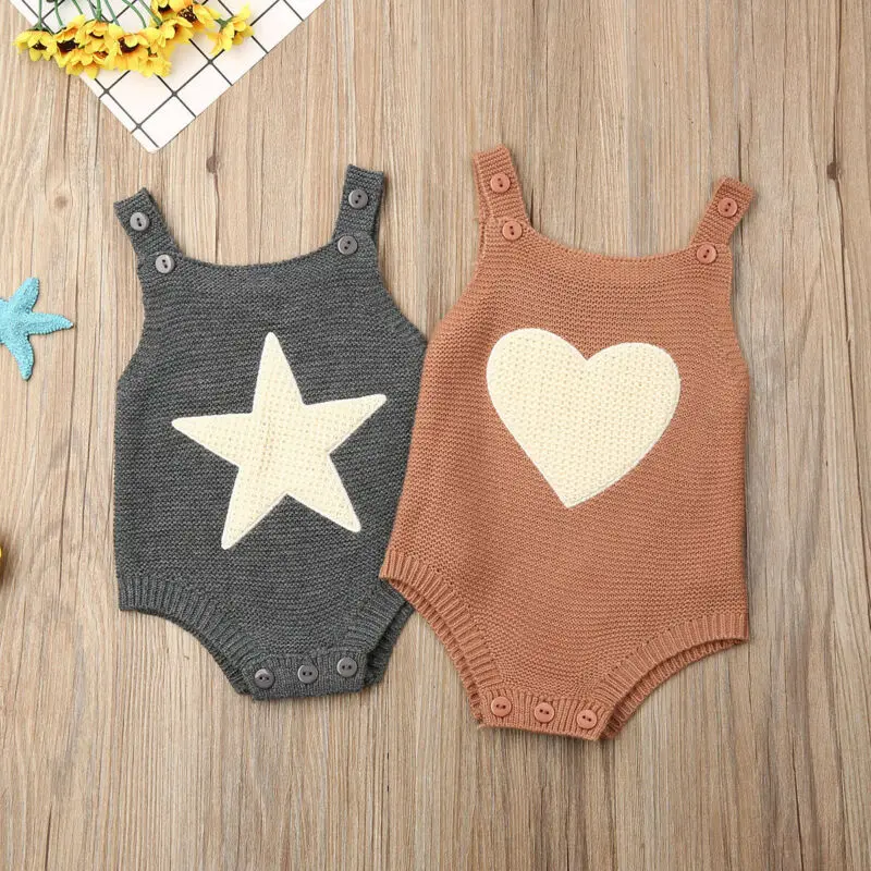 0-18 Months Newborn Infant Baby Boys and Girls Clothes Knitted Romper Sleeveless Bodysuit Jumpsuit Outfits Clothes
0-18 Months Newborn Infant Baby Boys and Girls Clothes Knitted Romper Sleeveless Bodysuit Jumpsuit Outfits Clothes
