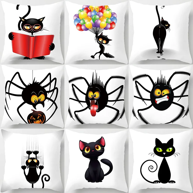 1 шт Черная кошка паук чехол для подушки из полиэстера Декоративные диванные подушки домашний диван чехлы для сидений автомобиля из ткани, у...
1 шт Черная кошка паук чехол для подушки из полиэстера Декоративные диванные подушки домашний диван чехлы для сидений автомобиля из ткани, у...