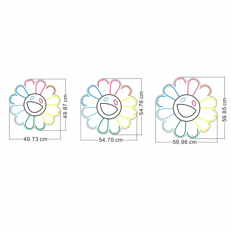 Led Aesthetic Cute Flower by Takashi Murakami Flex Light Sign For Home Room Wall Decor Kawaii Anime Bedroom Decoration Mural 
Led Aesthetic Cute Flower by Takashi Murakami Flex Light Sign For Home Room Wall Decor Kawaii Anime Bedroom Decoration Mural