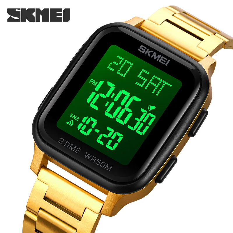 Digital Watch Men Fashion Steel Strap Electronic Watches Man Wristwatch SKMEI Waterproof Countdown Clock Mens Relogio Masculino
Digital Watch Men Fashion Steel Strap Electronic Watches Man Wristwatch SKMEI Waterproof Countdown Clock Mens Relogio Masculino