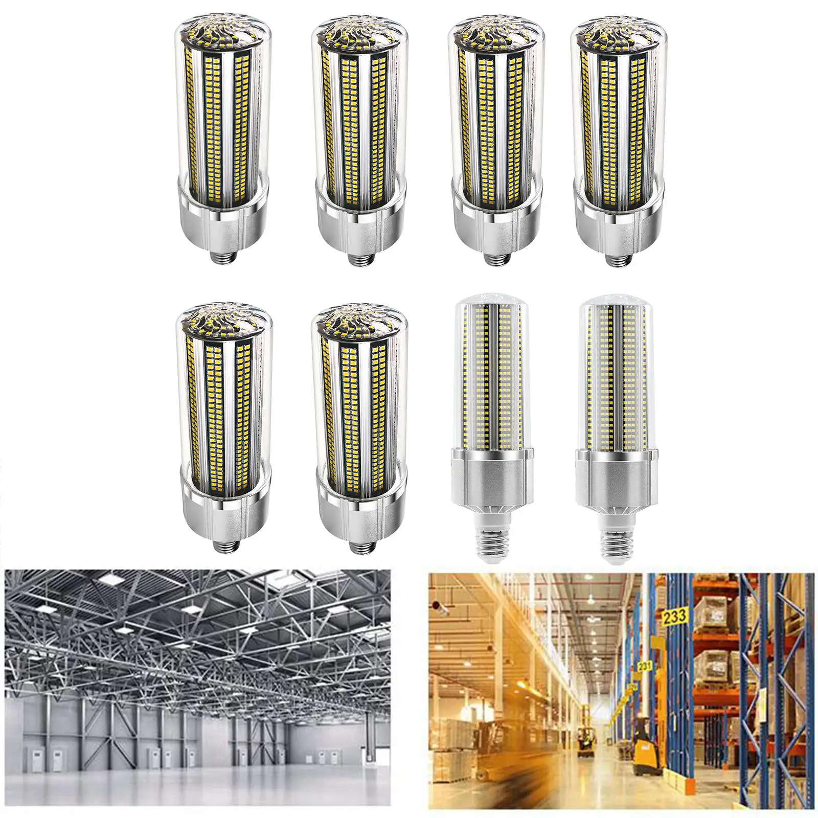 LED Corn Light Bulb 360 Degree Beam Angle Super Bright Replacement Candle Light Bulb for Warehouses Commercial Workshop Indoor
LED Corn Light Bulb 360 Degree Beam Angle Super Bright Replacement Candle Light Bulb for Warehouses Commercial Workshop Indoor