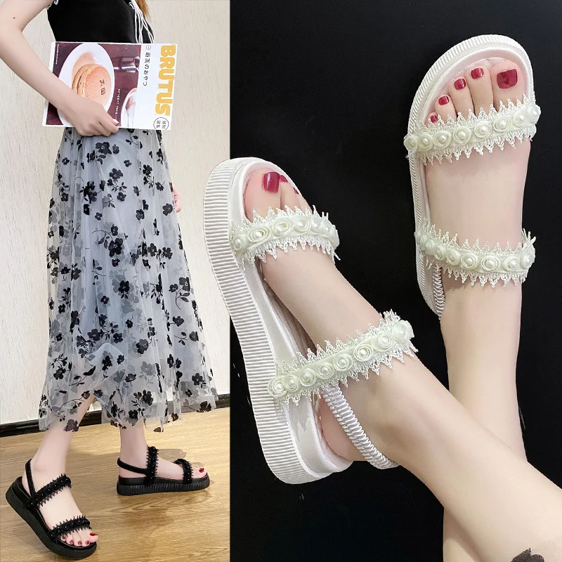 Sandals 2021 summer fashion women's soft open toe white black shoes ladies casual flat sandals
Sandals 2021 summer fashion women's soft open toe white black shoes ladies casual flat sandals