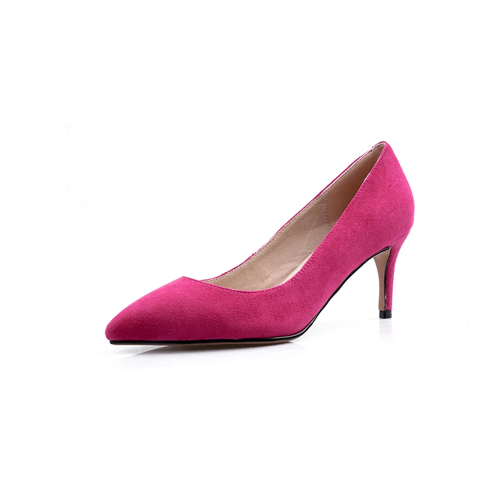 Acedichy Kid Suede Party Shoes 2022 Spring/Autumn Women Dress Pumps Sexy Office Ladies Big Size 7cm Heels
Acedichy Kid Suede Party Shoes 2022 Spring/Autumn Women Dress Pumps Sexy Office Ladies Big Size 7cm Heels