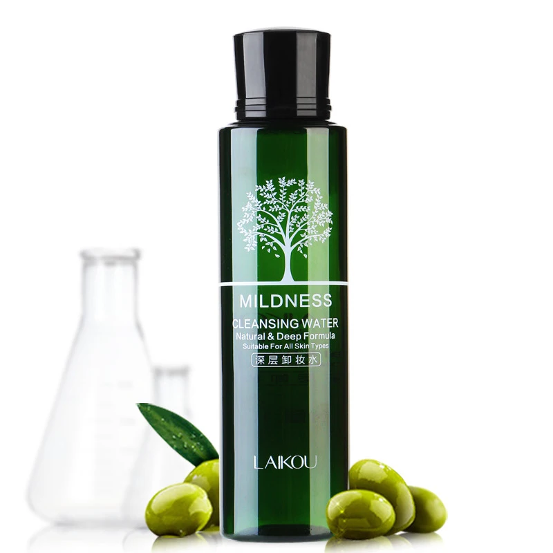 

Очищающая вода для оливкового масла Глубокая очистка сужение пор очищающее средство быстрое растворение Очищающий увлажняющий мягкий 100 м...