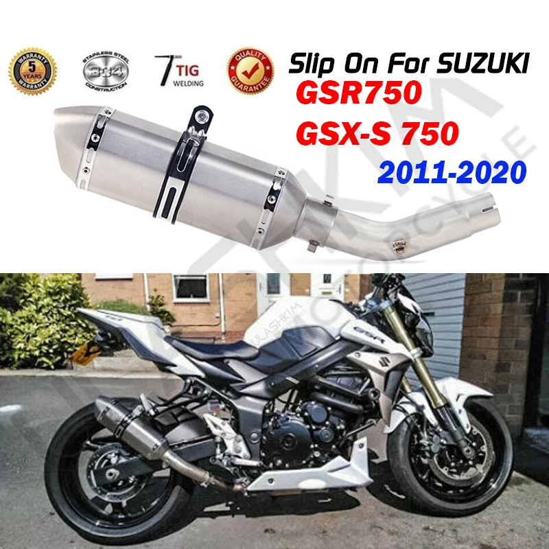 Motorcycle Full System Exhaust Muffler Escape DB-Killer Modified Middle link Pipe Tube Slip On For Suzuki GSR750 GSR 750
Motorcycle Full System Exhaust Muffler Escape DB-Killer Modified Middle link Pipe Tube Slip On For Suzuki GSR750 GSR 750