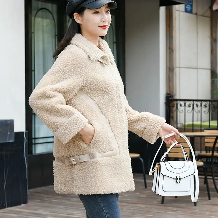 Lamb wool coat women autumn winter fur coat women lamb wool grain cashmere fur integrated short coat wool coat
Lamb wool coat women autumn winter fur coat women lamb wool grain cashmere fur integrated short coat wool coat