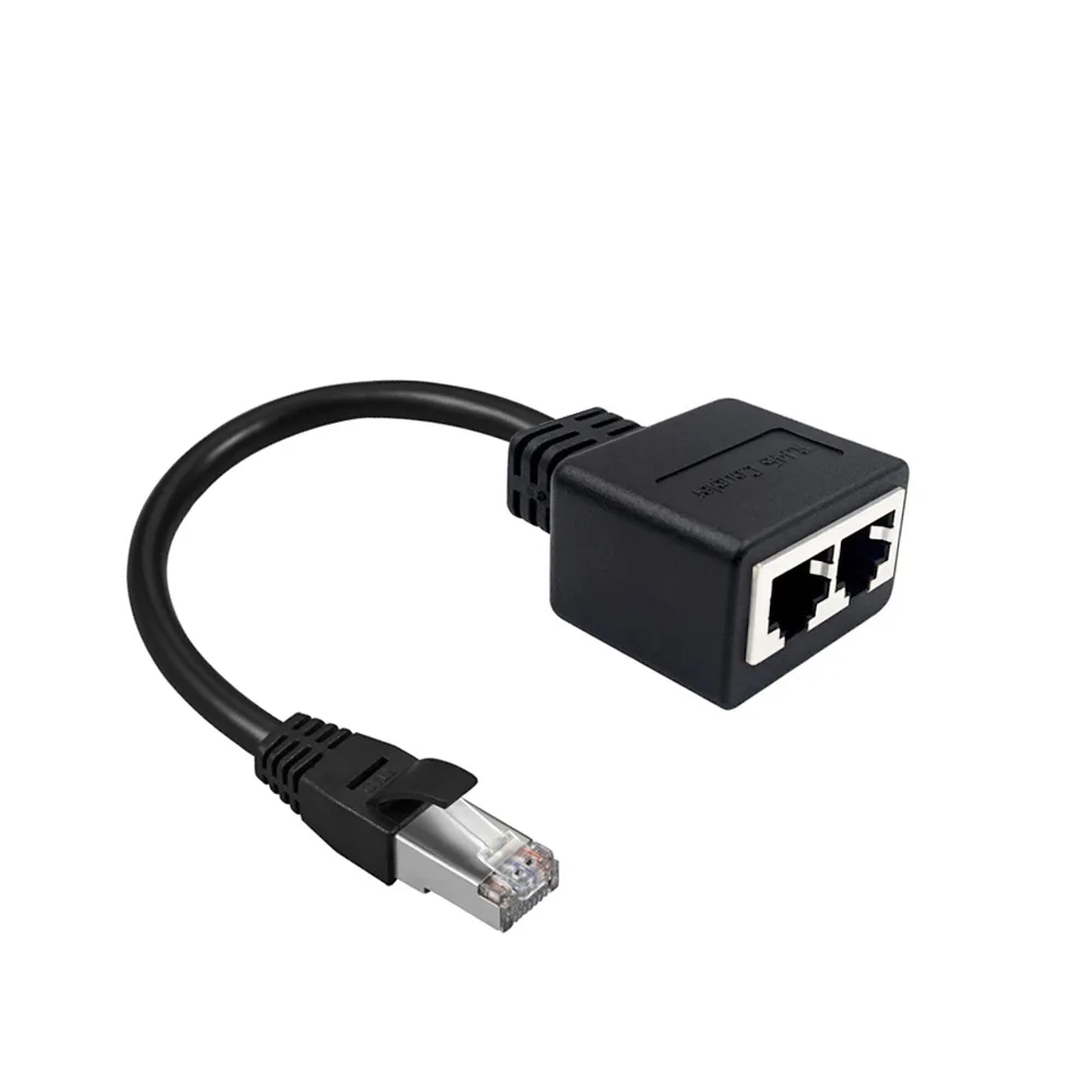 Rj45 один в два Ethernet LAN сетевой адаптер кабель |