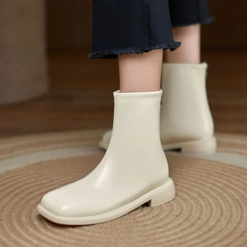 Women Ankle Boots Autumn 2021 Square Toe Back Zipper Pu Leather Short Boots Woman Fashion Winter Outdoor Shoes Booties
Women Ankle Boots Autumn 2021 Square Toe Back Zipper Pu Leather Short Boots Woman Fashion Winter Outdoor Shoes Booties