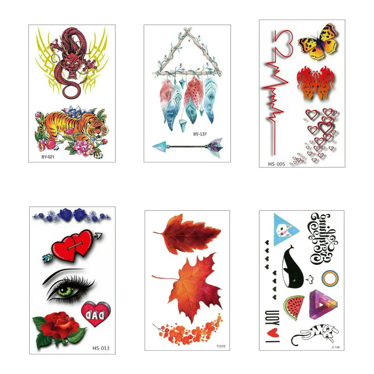 6PCS/Lot Sleeve Tattoo Tatoo Temporaire Femme Waterproof Flash Homme Temporary Paper Girls Sticker Fake For Woman Tatoos Kids
6PCS/Lot Sleeve Tattoo Tatoo Temporaire Femme Waterproof Flash Homme Temporary Paper Girls Sticker Fake For Woman Tatoos Kids